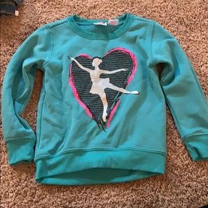4t ballerina sweatshirt